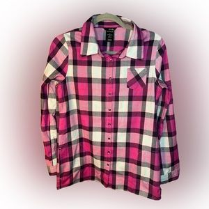 Oakley Outdoor Plaid Blouse S